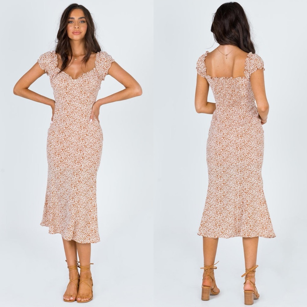 Princess Polly Just like Heaven Midi Dress size 6